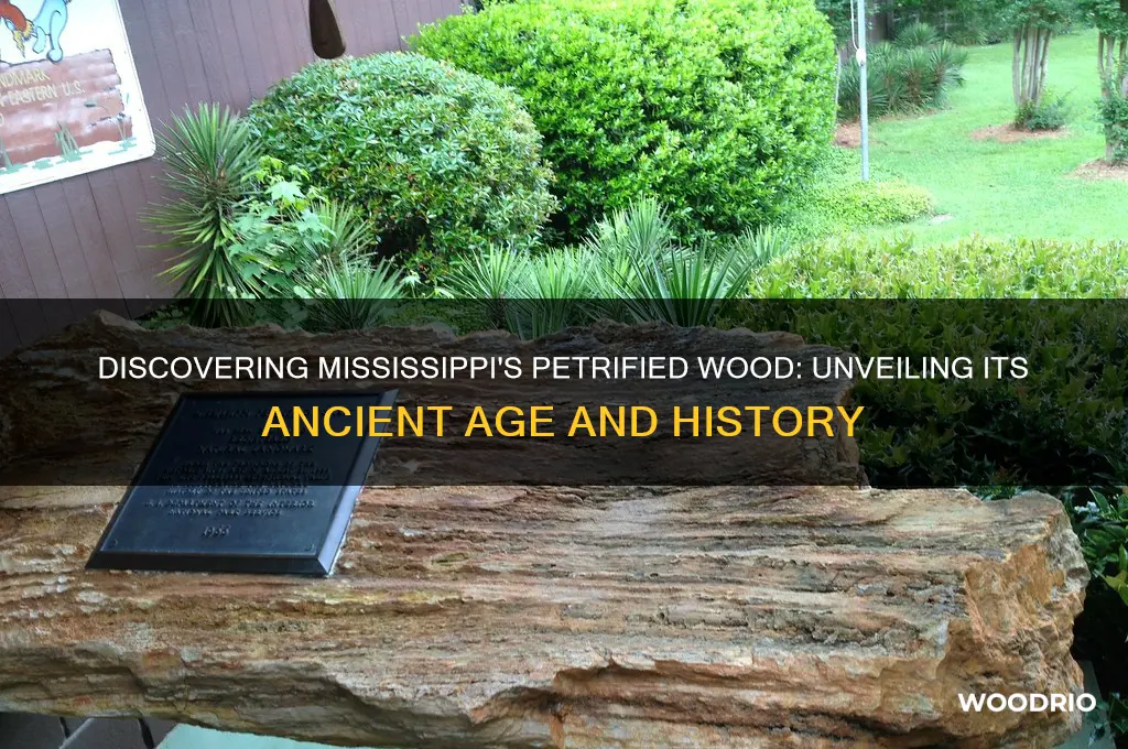how old is petrified wood in mississippi