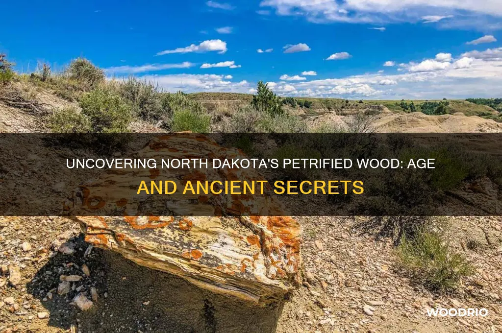 how old is petrified wood in north dakota