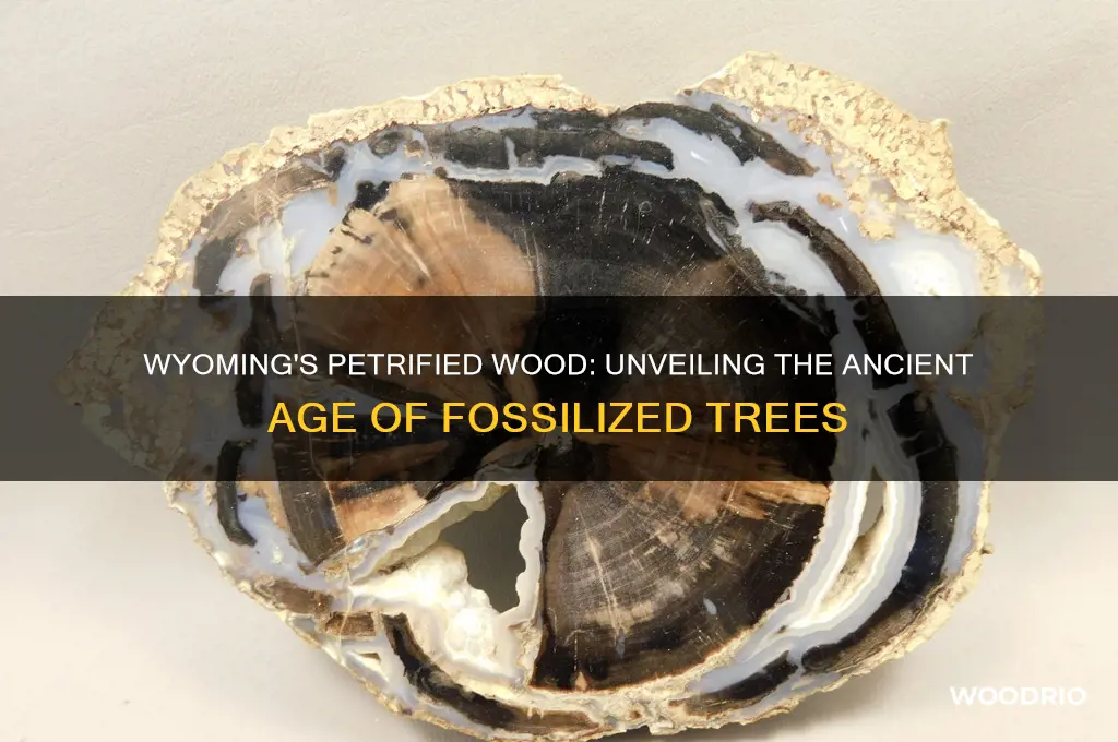 how old is petrified wood in wyoming