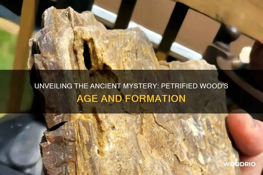 how old is petrified wood