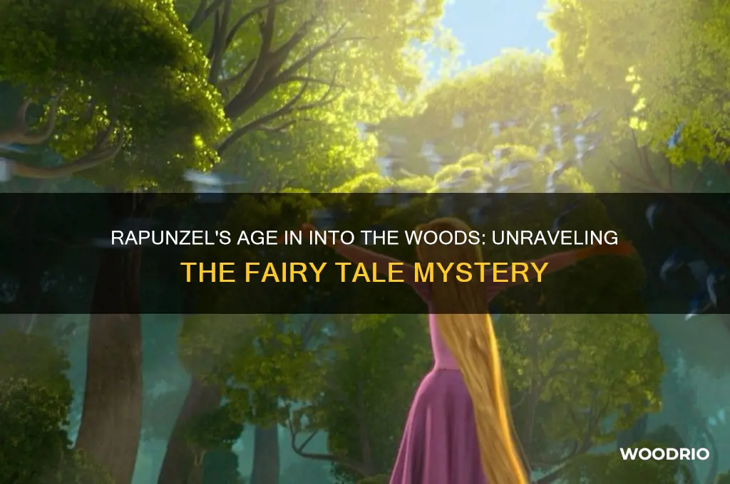 how old is rapunzel in into the woods