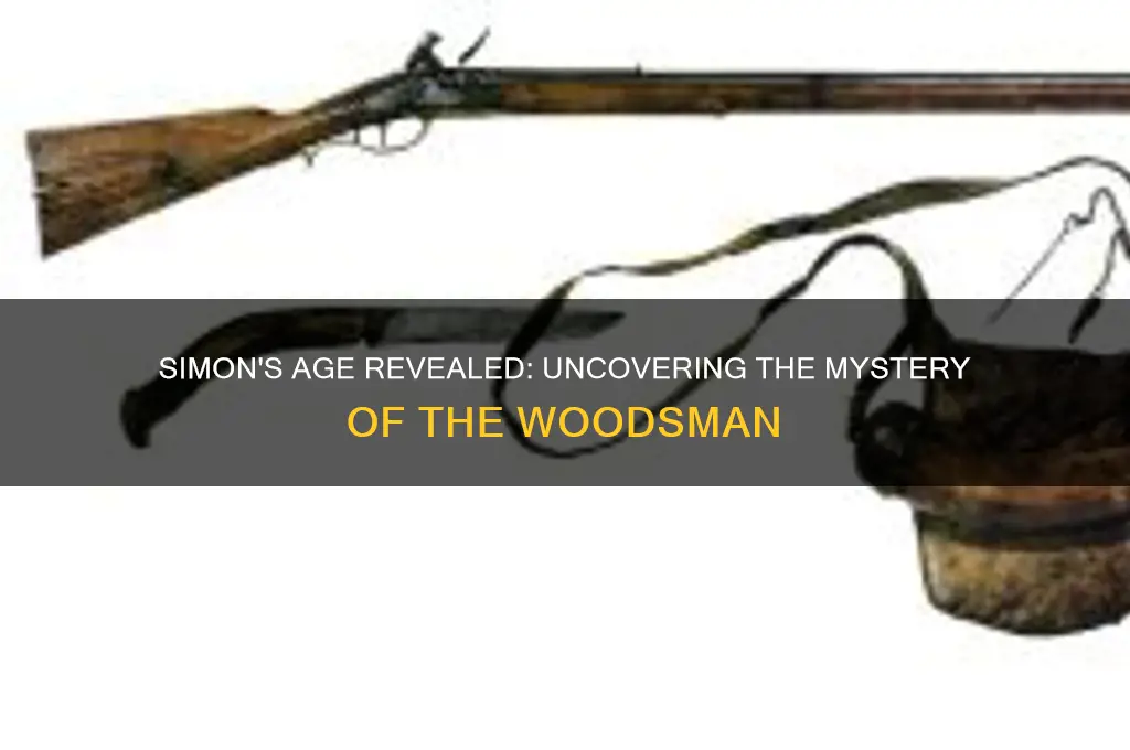 how old is simon a bloke in the woods