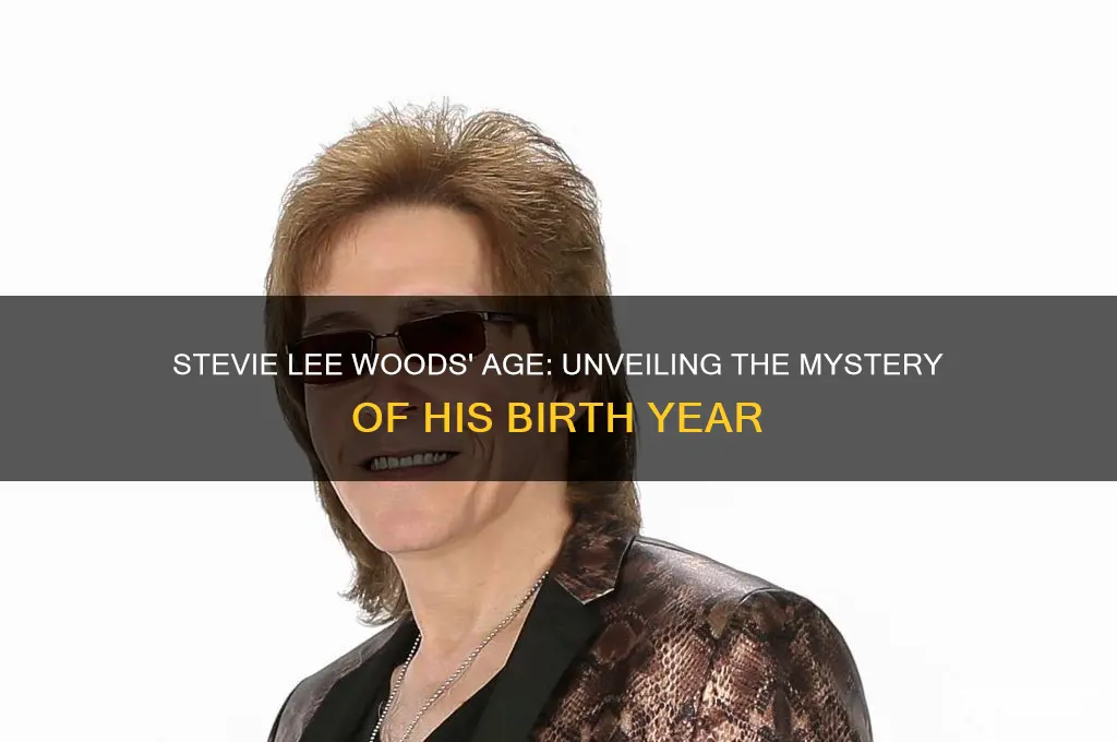 how old is stevie lee woods