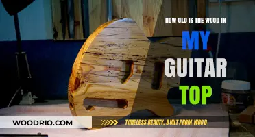 Aging Tones: Unveiling the Timeless Wood in Your Guitar Top