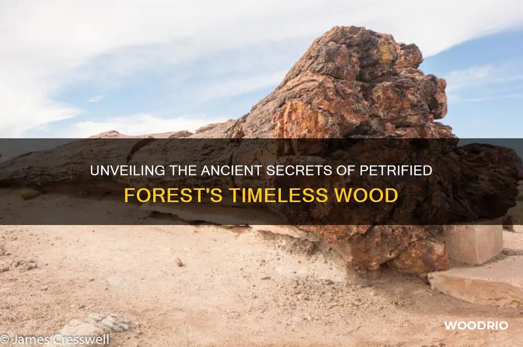 how old is the wood in the petrified forest