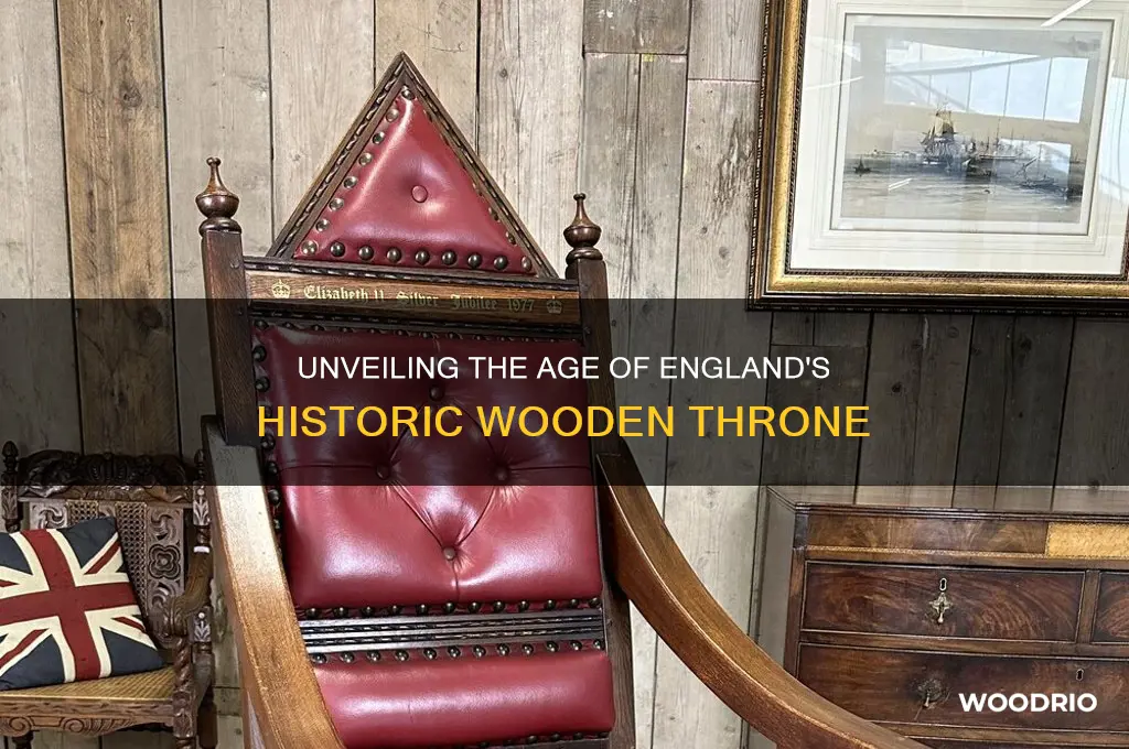 how old is the wooden throne of england