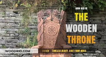 Unveiling the Age of the Ancient Wooden Throne: A Historical Journey