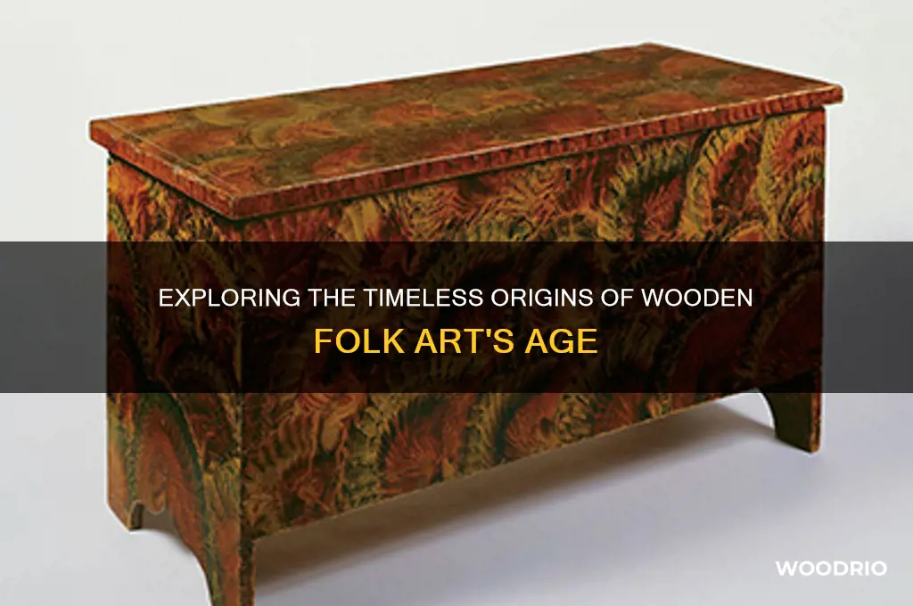 how old is wooden folk art