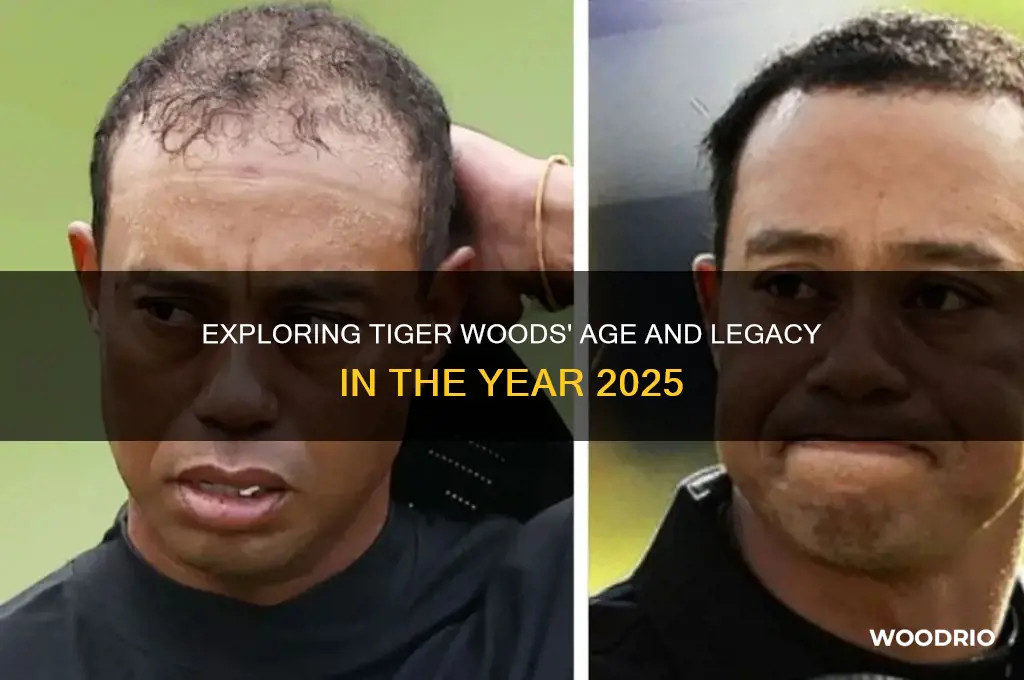 how old is woods in 2025