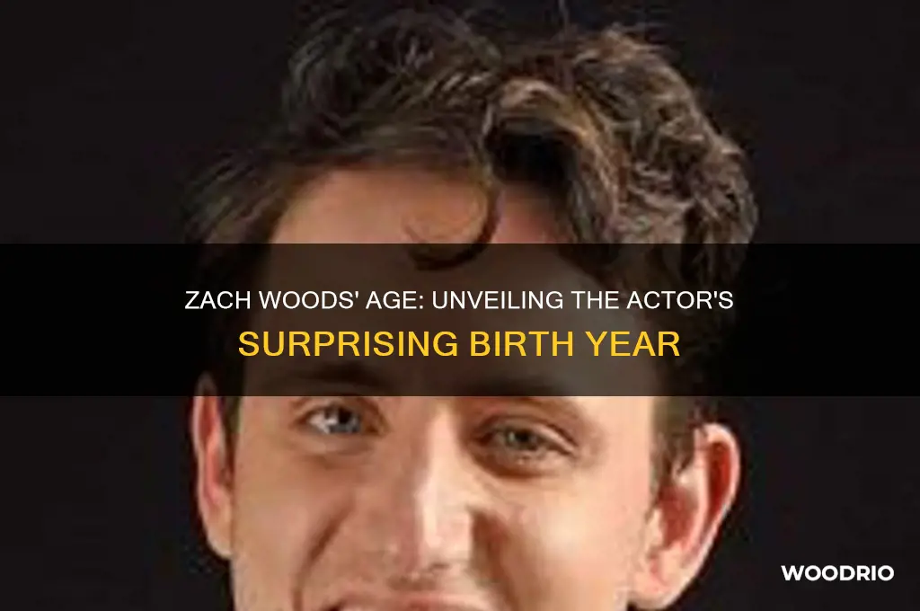 how old is zach woods