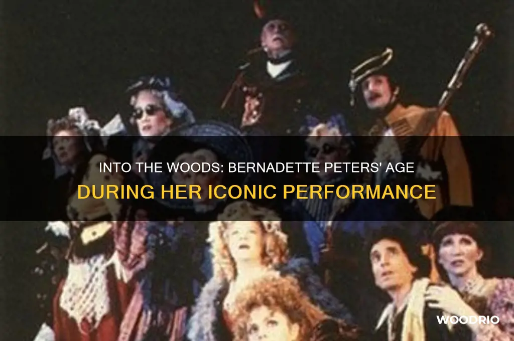 how old was bernadette peters in into the woods
