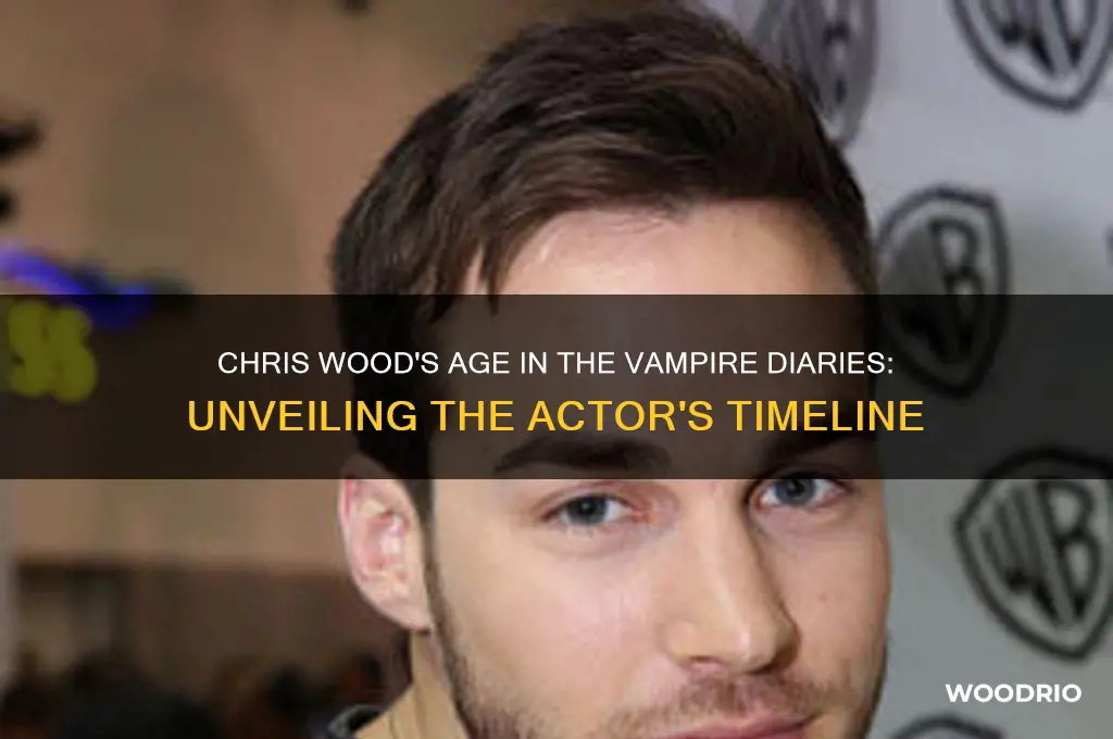 how old was chris wood in the vampire diaries