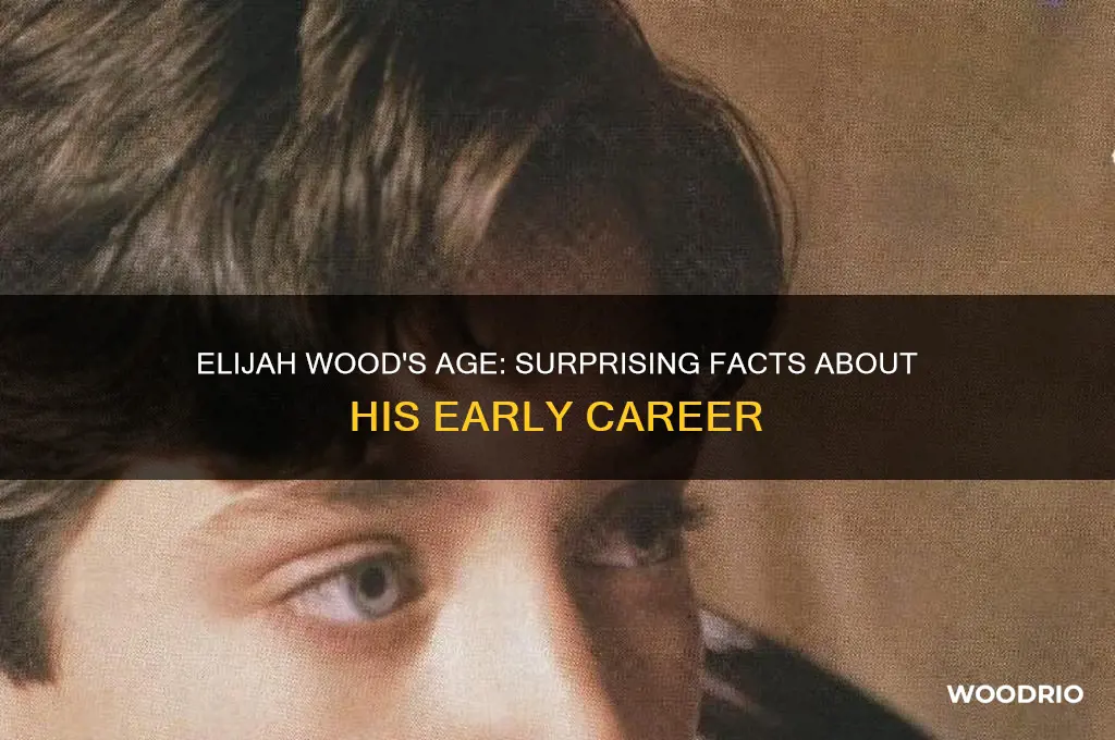 how old was elijah wood when