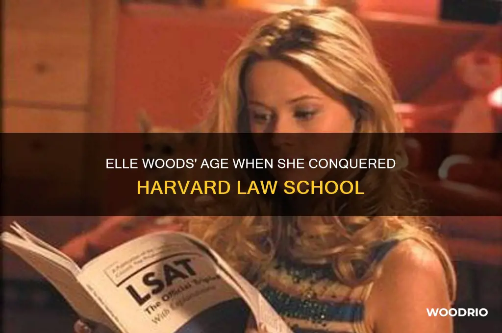 how old was elle woods when she went to harvard