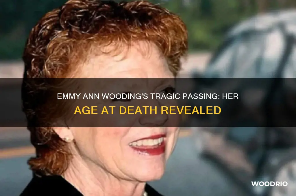 how old was emmy ann wooding when she died