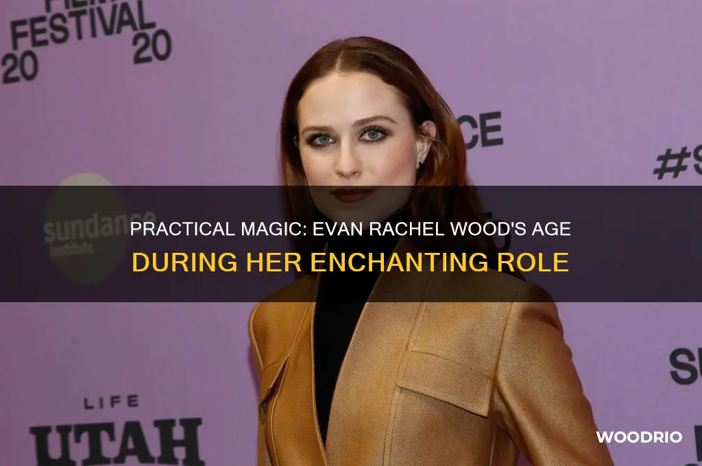 how old was evan rachel wood in practical magic