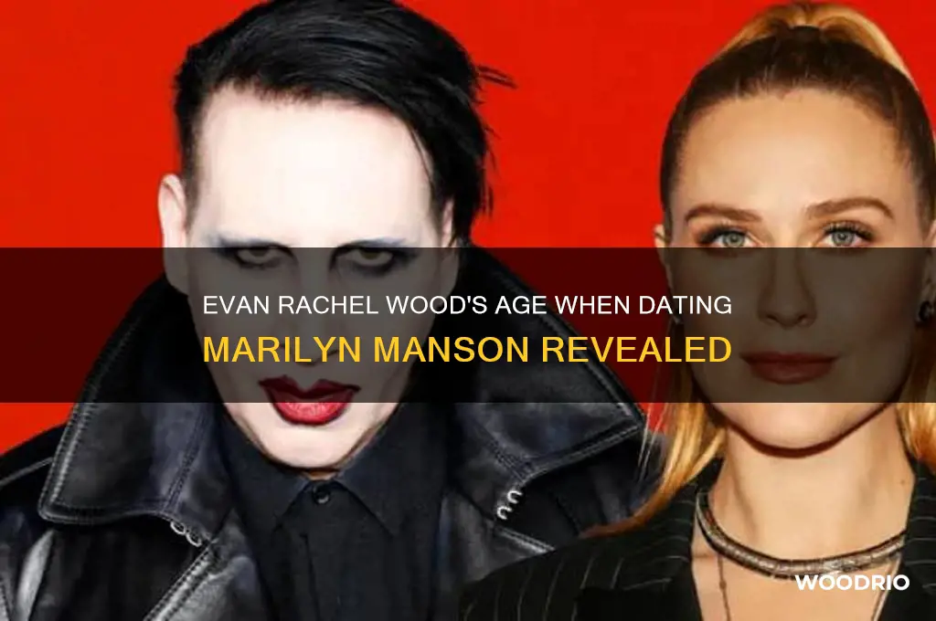 how old was evan rachel wood when dating marilyn manson