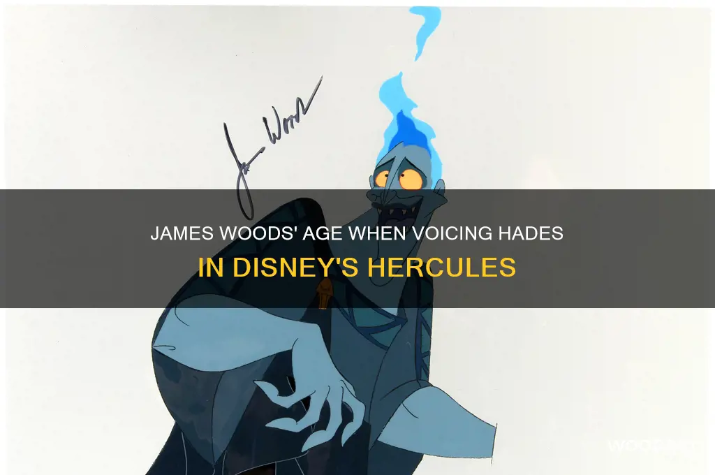 how old was james woods for hercules