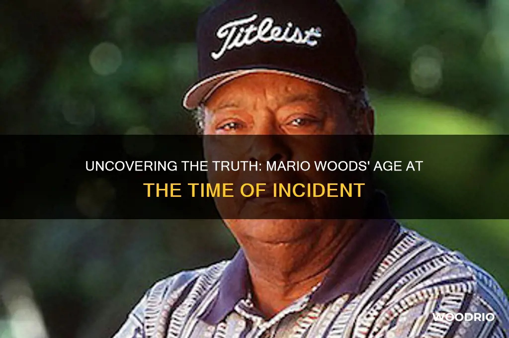 how old was mario woods