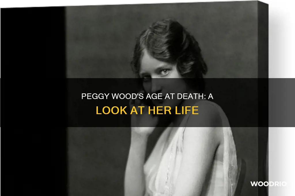 how old was peggy wood when she died