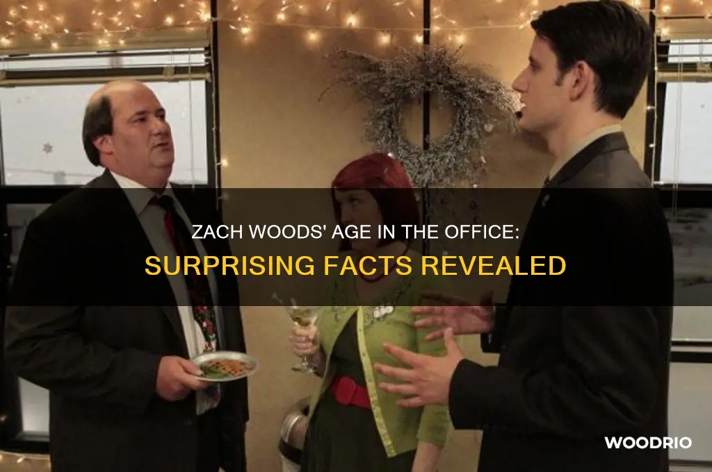 how old was zach woods in the office