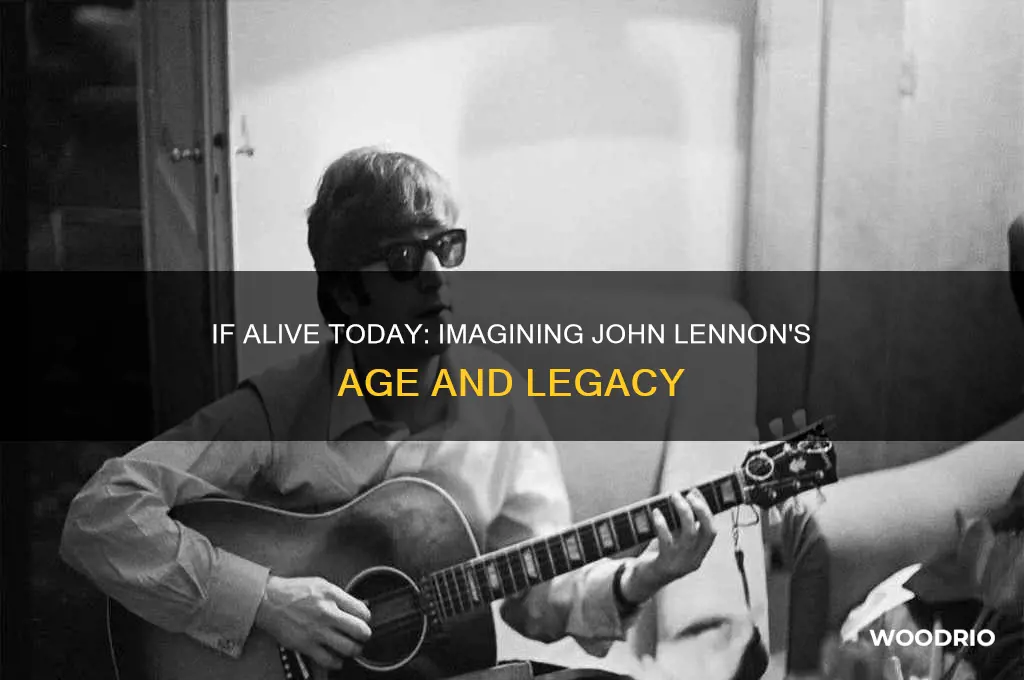 how old wood john lennon be