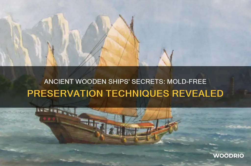 how old wooden ships did not grow mold