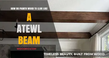 Transforming Wood: The Art of Painting Beams to Look Like Steel