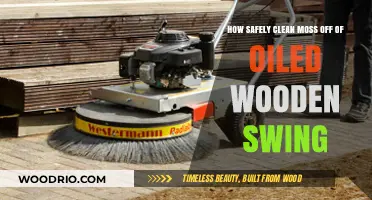 Eco-Friendly Moss Removal: Safely Cleaning Your Oiled Wooden Swing