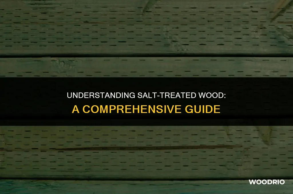 how salt treated wood works
