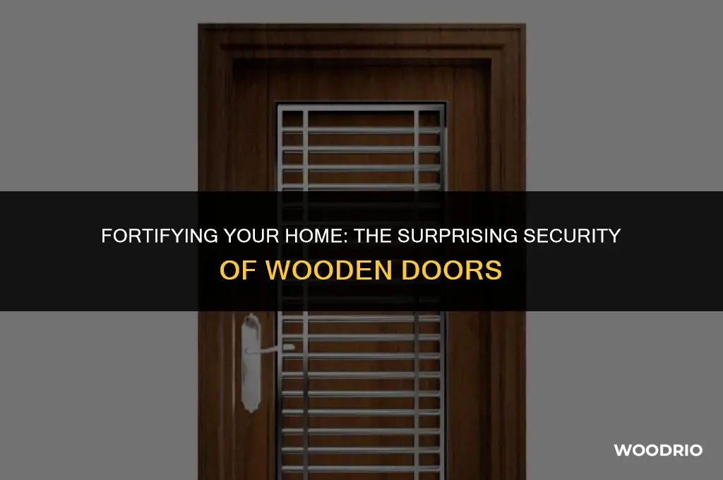 how secure are wooden doors