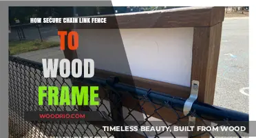 Securely Attaching Chain Link Fence to Wood Frame: A Step-by-Step Guide