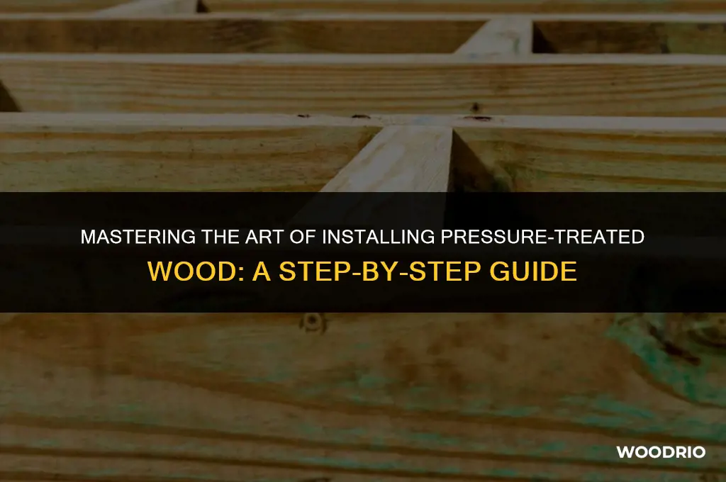 how should i instal pressure treated wood