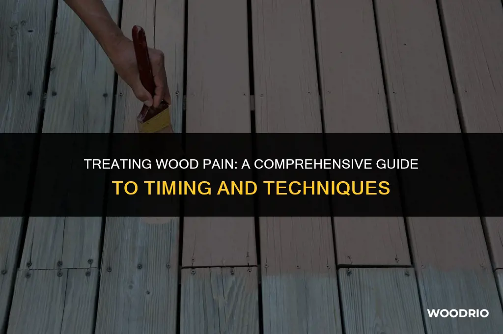 how soon to pain treated wood