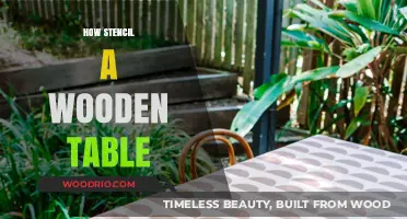 Stencil a Wooden Table: Easy DIY Guide for Stunning Results