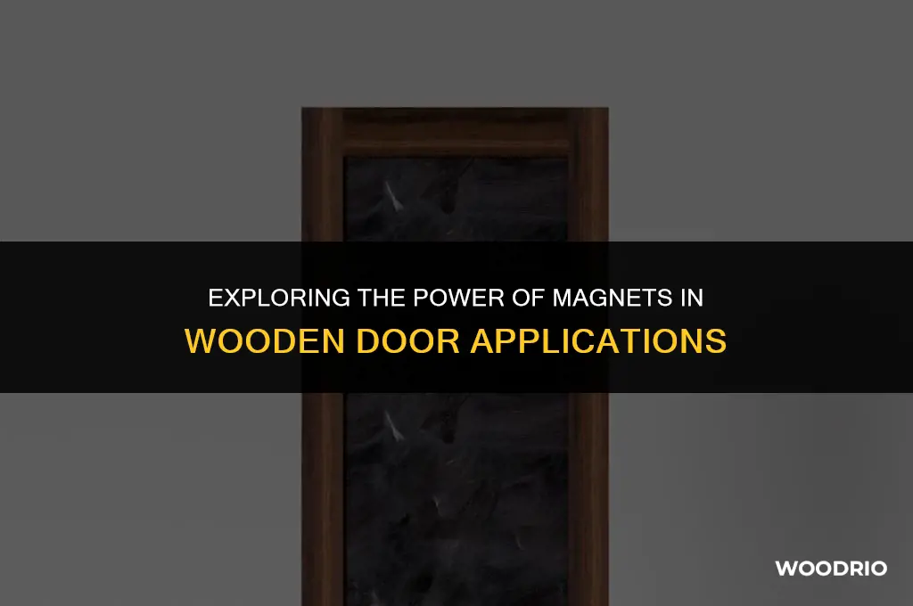 how strong magnet wooden door