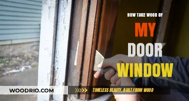 DIY Guide: Safely Removing Wood from Your Door Window