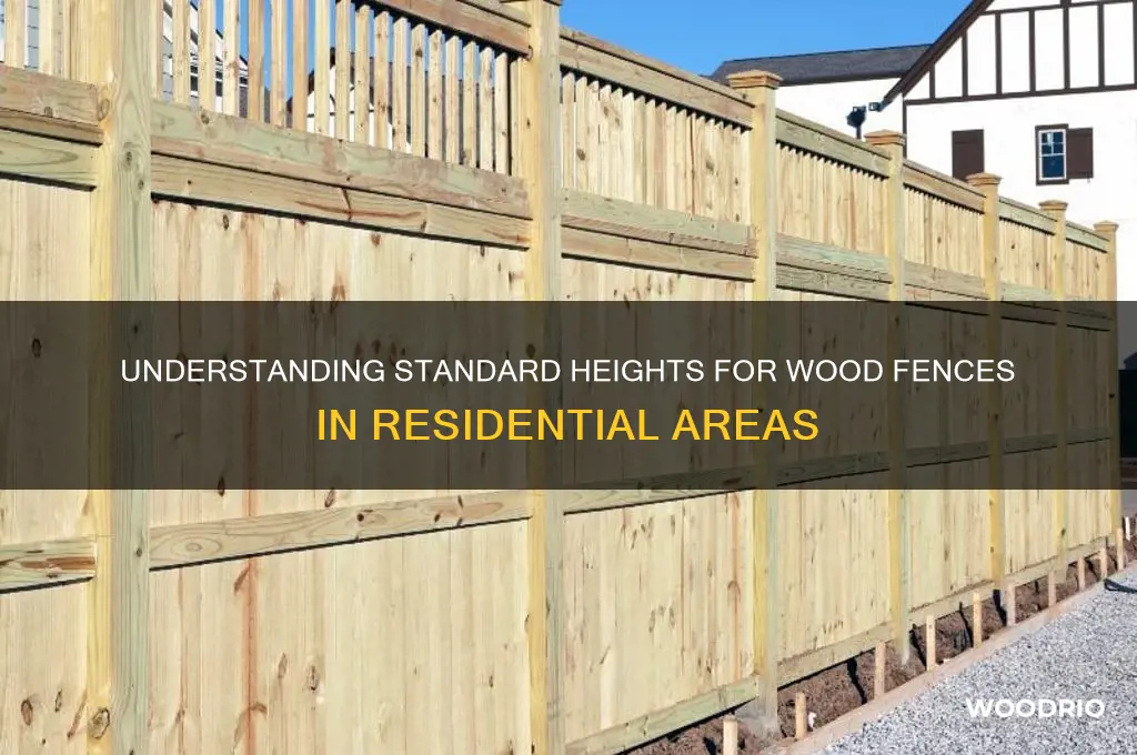 how tall are wood fences