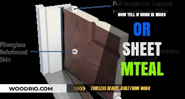 Identifying Your Door Material: Solid Wood vs. Sheet Metal
