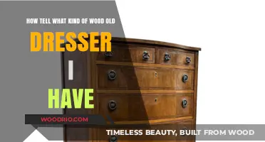 Identifying Your Vintage Dresser: A Guide to Wood Types and Characteristics