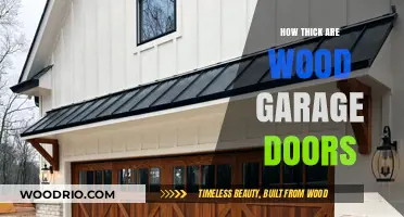 Exploring the Durability: A Guide to Wood Garage Door Thickness