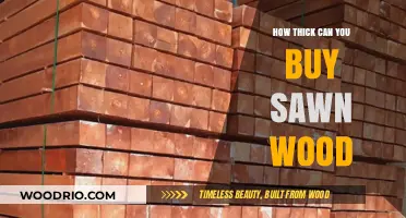 Understanding Sawn Wood Thickness: Available Options for Your Projects