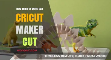 Crafting Precision: Exploring the Cutting Limits of Cricut Maker on Wood