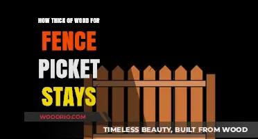 Choosing the Right Wood Thickness for Durable Fence Pickets