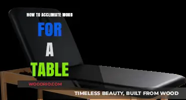 Mastering Wood Acclimation: Essential Steps for Crafting a Perfect Table