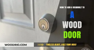 Secure Your Home: A Step-by-Step Guide to Installing a Deadbolt on a Wooden Door