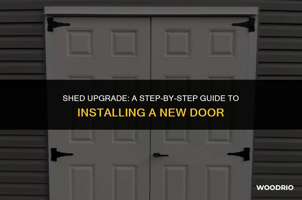 how to add a door to a wood shed
