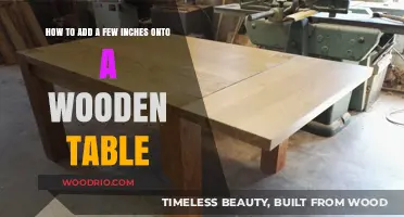Extend Your Wooden Table: Simple Steps to Add Extra Inches
