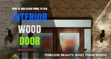 Revamp Your Door: Adding a Glass Panel to an Old Interior Wood Door