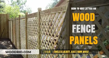 Enhance Your Wood Fence: Easy Steps to Add Lattice Panels